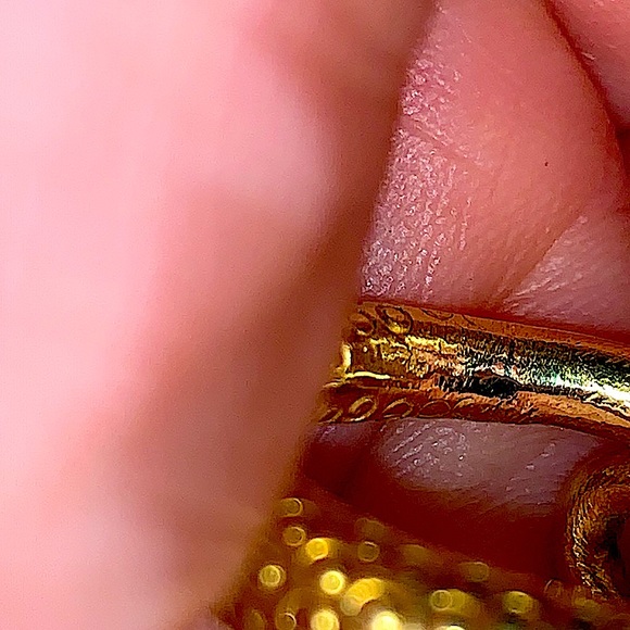 Vintage 18K Gold Large Snake Ring w/ruby eyes - Picture 10 of 13